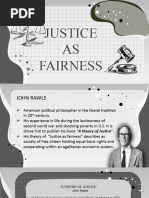 Justice As Fainess