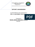 Effort Awareness-Title Page