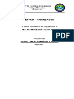 effort awareness-title page