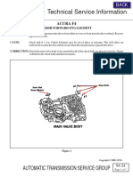 Technical Service Information: Automatic Transmission Service Group