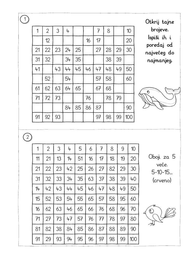 Brojimo Do 100 | PDF