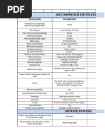 Compressor Specifications