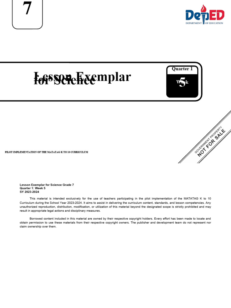 LE - Science7 - Q1 - Week 5 - Language Evaluated | PDF