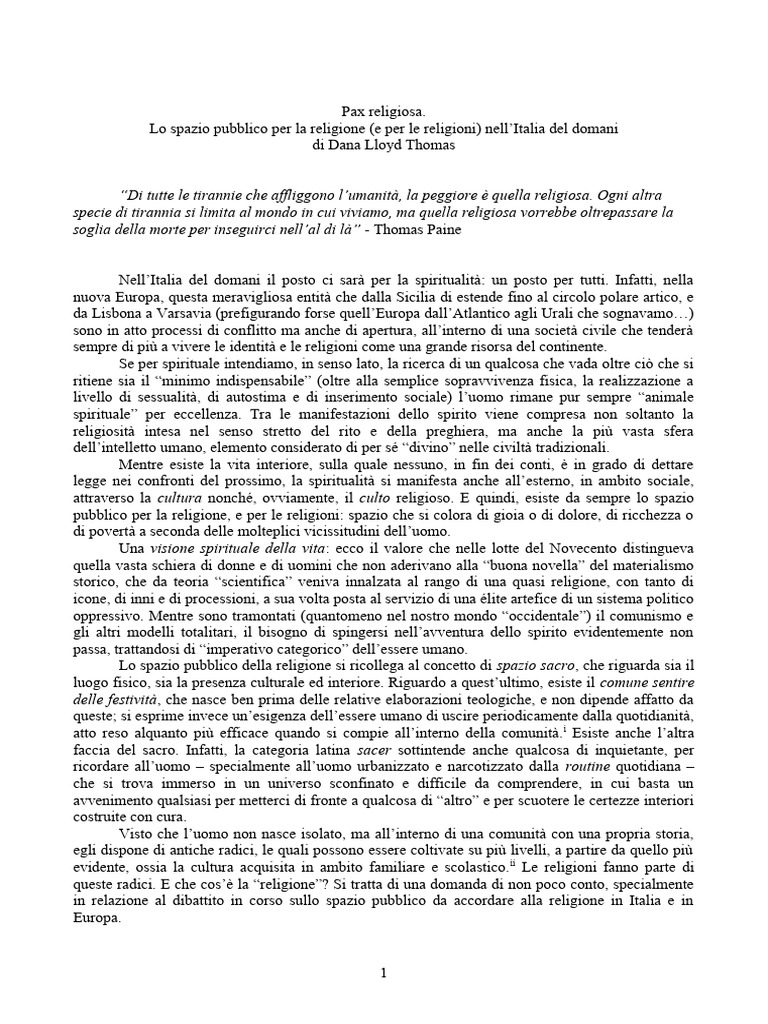 Pax Religiosa | PDF