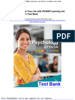 Psychology and Your Life With Power Learning 3rd Edition Feldman Test Bank Full Download