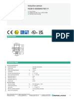 Inductive Sensor NCB10-30GM40-N0-V1: Dimensions