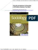 Sociology Exploring The Architecture of Everyday Life Brief Edition 5th Edition Newman Test Bank Full Download