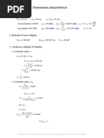 Calcule stalp beton