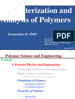 Polymer Science and Engineering - Part III