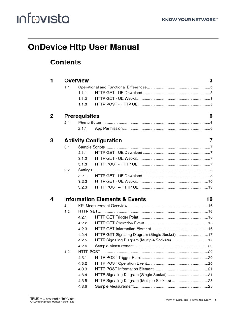 OnDevice HTTP - User Manual | PDF | Computers