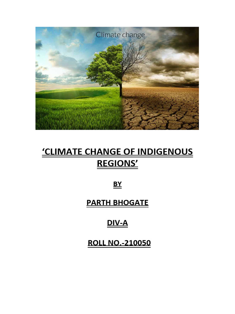 Climate Change Of Indigenous Regions Pdf Climate Change Pastoralism