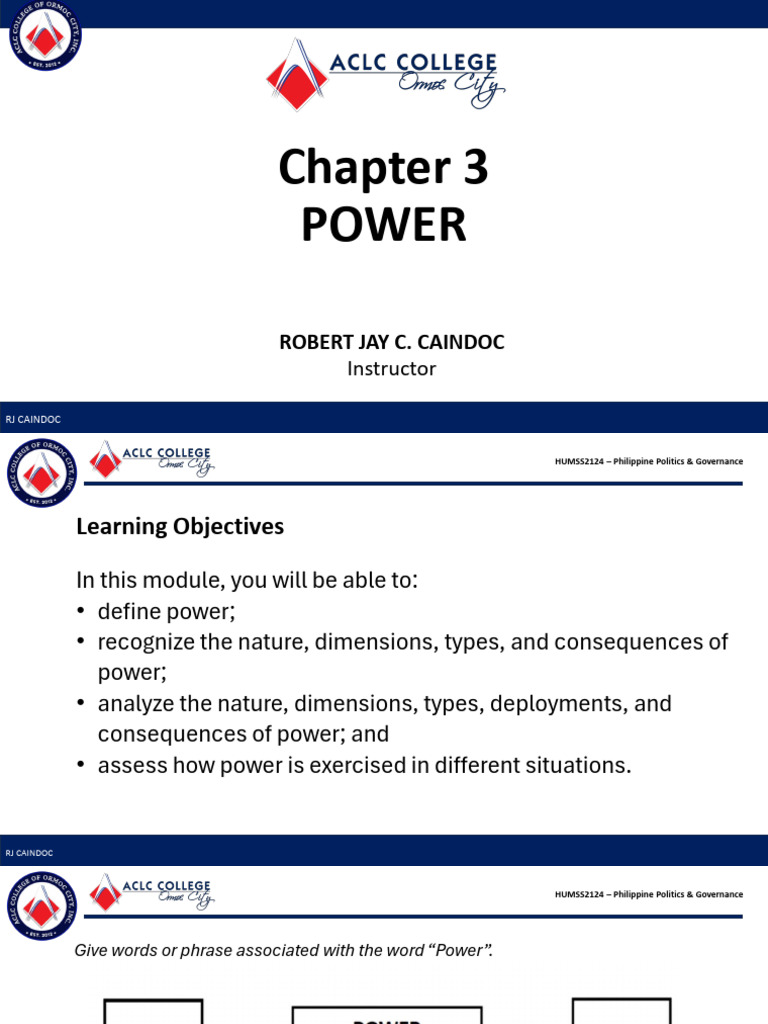 Chappter 3 4 Politics Governance | PDF | Power (Social And Political ...