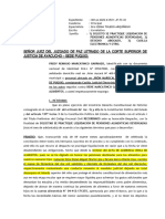 Liquidacion de Alimentos Fredy Remigio Marcatinco Garriazo