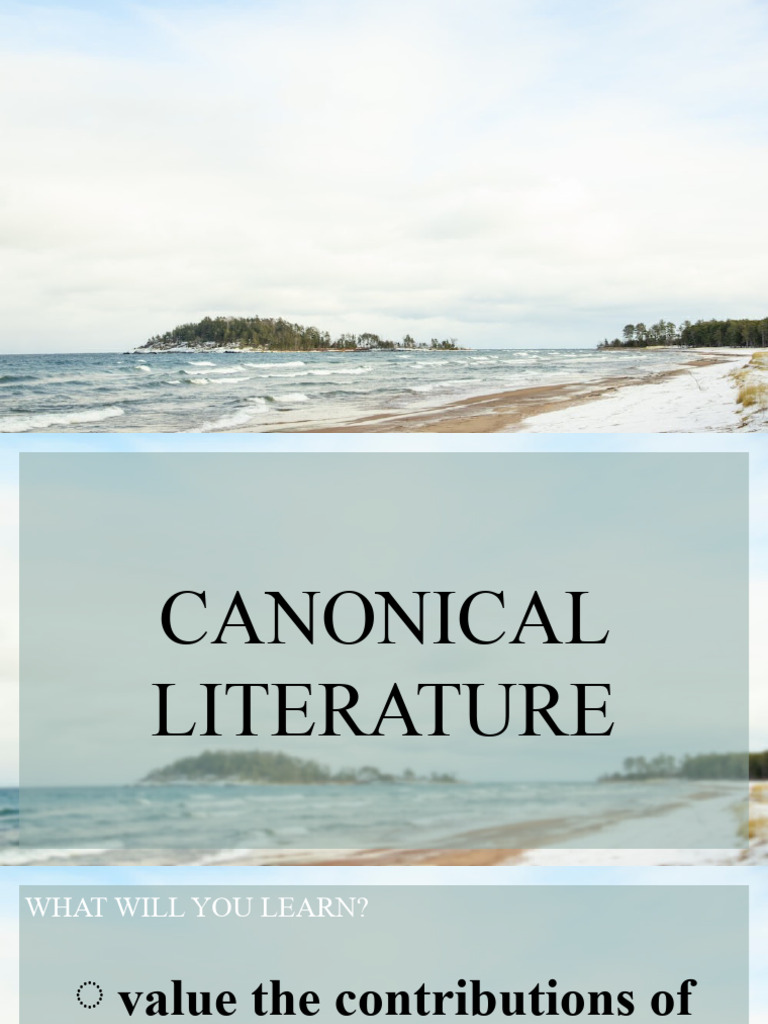 Understanding Canonical Literature | PDF | Odor | Taste