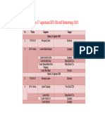 Jadwal Lomba 17 Agustusan MTs Ma