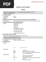 GPC8 Disinfectant Safety Data Sheet | PDF | Toxicity | Dangerous Goods