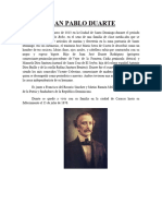 Biografia Juan Pablo Duarte