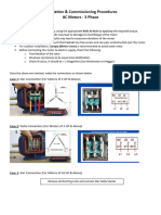 Installation & Commissioning of 3phase AC Motors