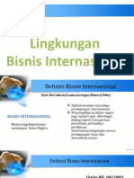 Lingkungan Bisnis Internasional