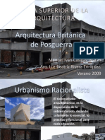 Arq. Britanica de Posguerra