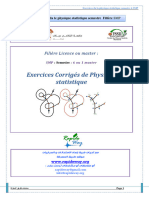 Exercices Du Physique Statistique