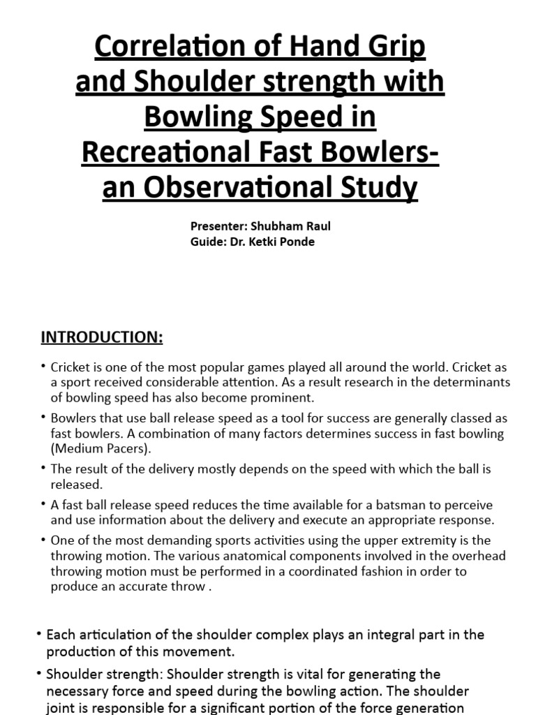 Correlation of Hand Grip and Shoulder Strength With Final PDF