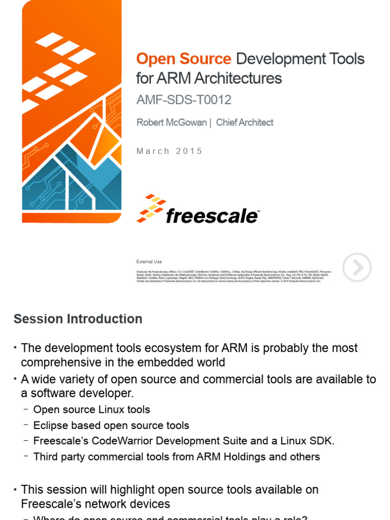 AMF-DES-T1053 - Open Source Tools Development Tools For ARM ...