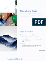 Minerals and Rocks