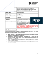 AF6003 - LD6003 - Banking Risk 1 - Assignment Brief (80 - ) 2022-23