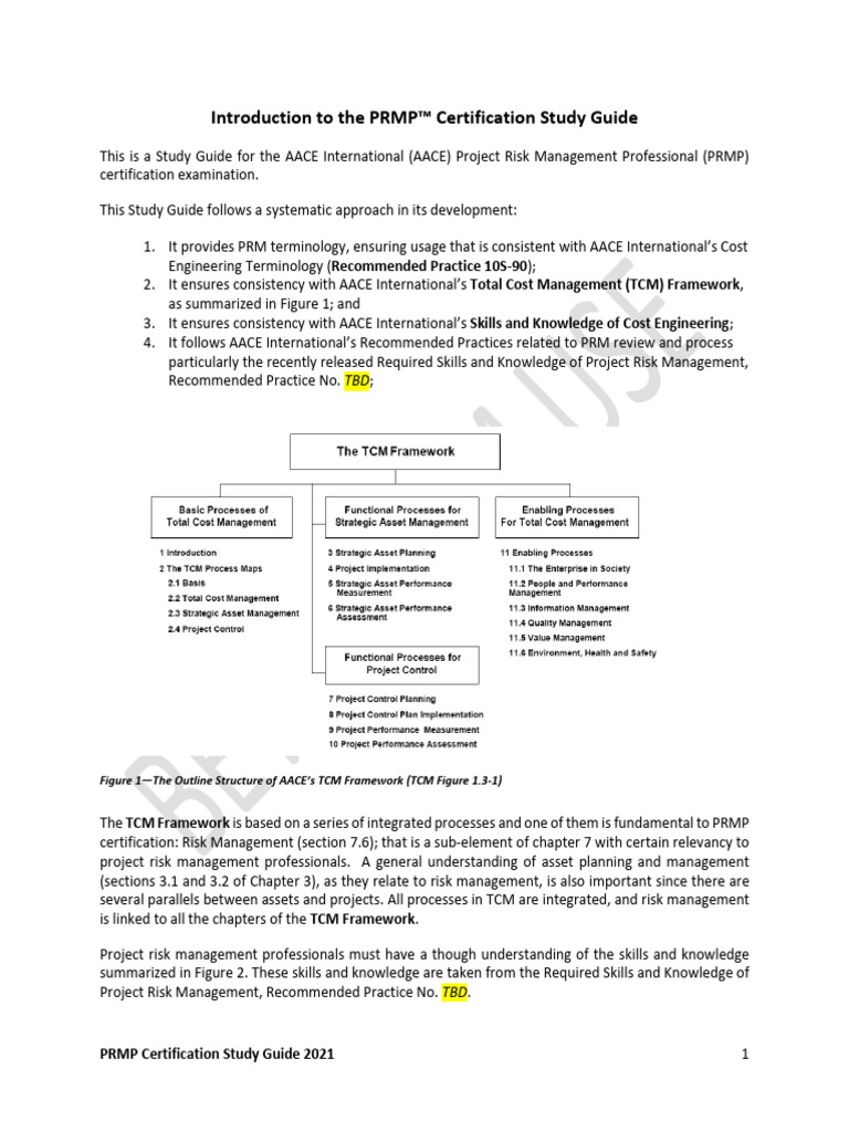 Introduction To The PRMP™ Certification Study Guide | PDF