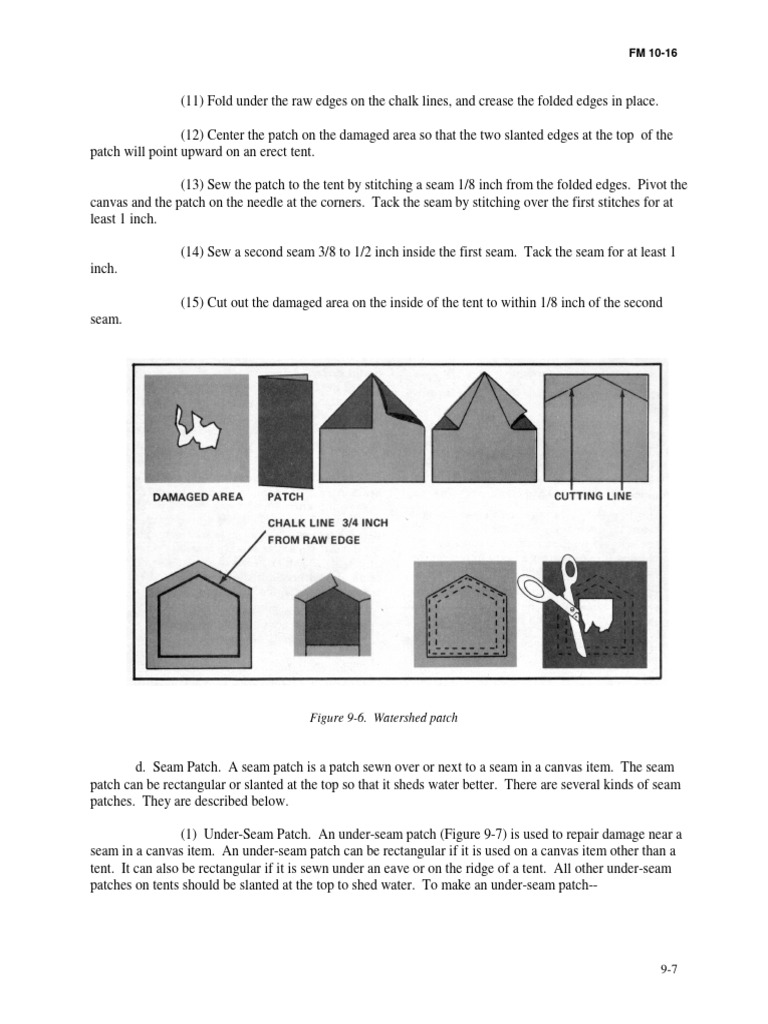 Fabric Repair Part III PDF Knot Seam (Sewing)