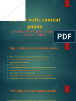 Content Points