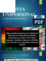 Inscripción de Comerciante Individual o Empresa Unipersonal