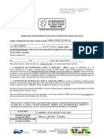 Termo de Consentimento para Tratamento de Dados Pessoais