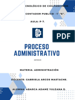 Qué Es El Proceso Administrativo