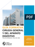Programa Formativo Cirugia General 2021