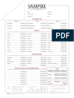 VampireTheMasquerade - Character Sheets