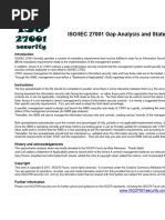 SO27001 ISMS Gap Analysis and SoA d.d.30.5.23