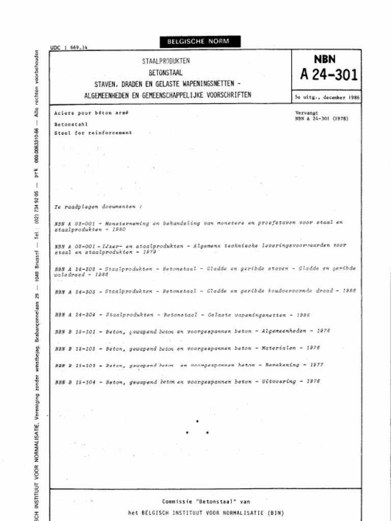 NBN A24-301 | PDF