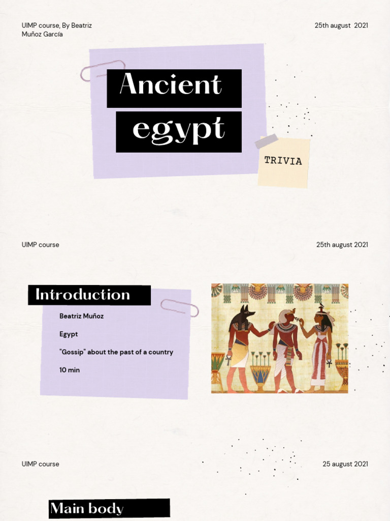 Ancient Egypt | PDF