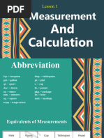 Module 5 Measurements