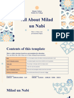 Islamic Culture Studies For College - All About Milad Un Nabi - by Slidesgo