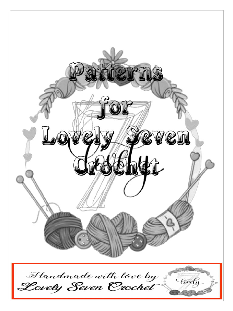 Crochet Patterns Download Free PDF Textiles Textile Arts