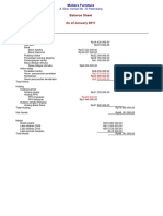 Balance Sheet MF