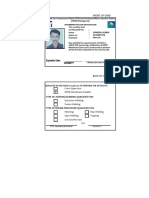 JCC Card for HDPE Applicators -specimen