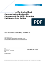 IEEE Standard For Optical Port Communication Protocol To Complement The Utility Industry End Device Data Tables