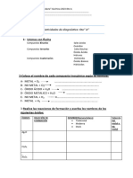 Actividades de Diagnóstico