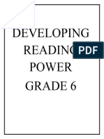 Developing Reading Power 6