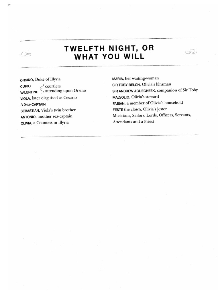 Twelfth Night PDF