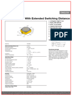 Inductive Sensor With Extended Switching Distance: Datasheet